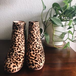 Steve Madden Kristina Leopard booties